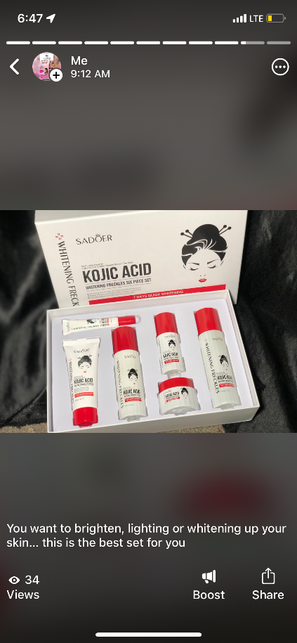 Kojic acid 6 in 1 facial set — Beauty & Personal Care — for sale in Oyo