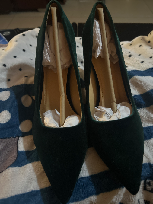 Size 40 green Suede Shoes
