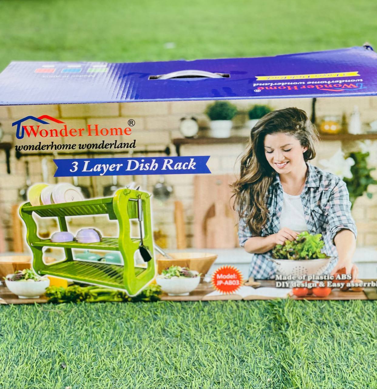 WonderHome 3 Layer Dish Rack (Model JP-A803)