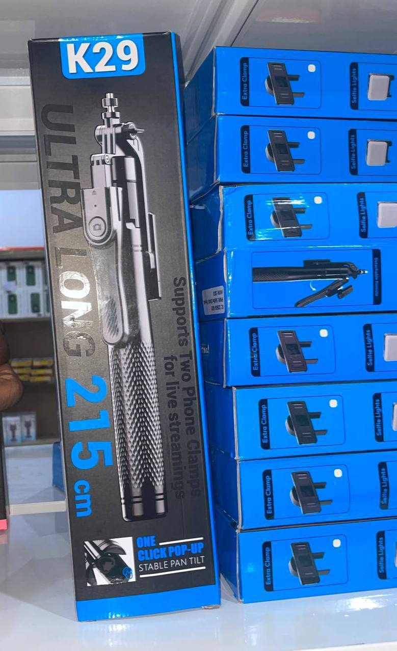 K29 Ultra Long 215cm Selfie Stick Tripod
