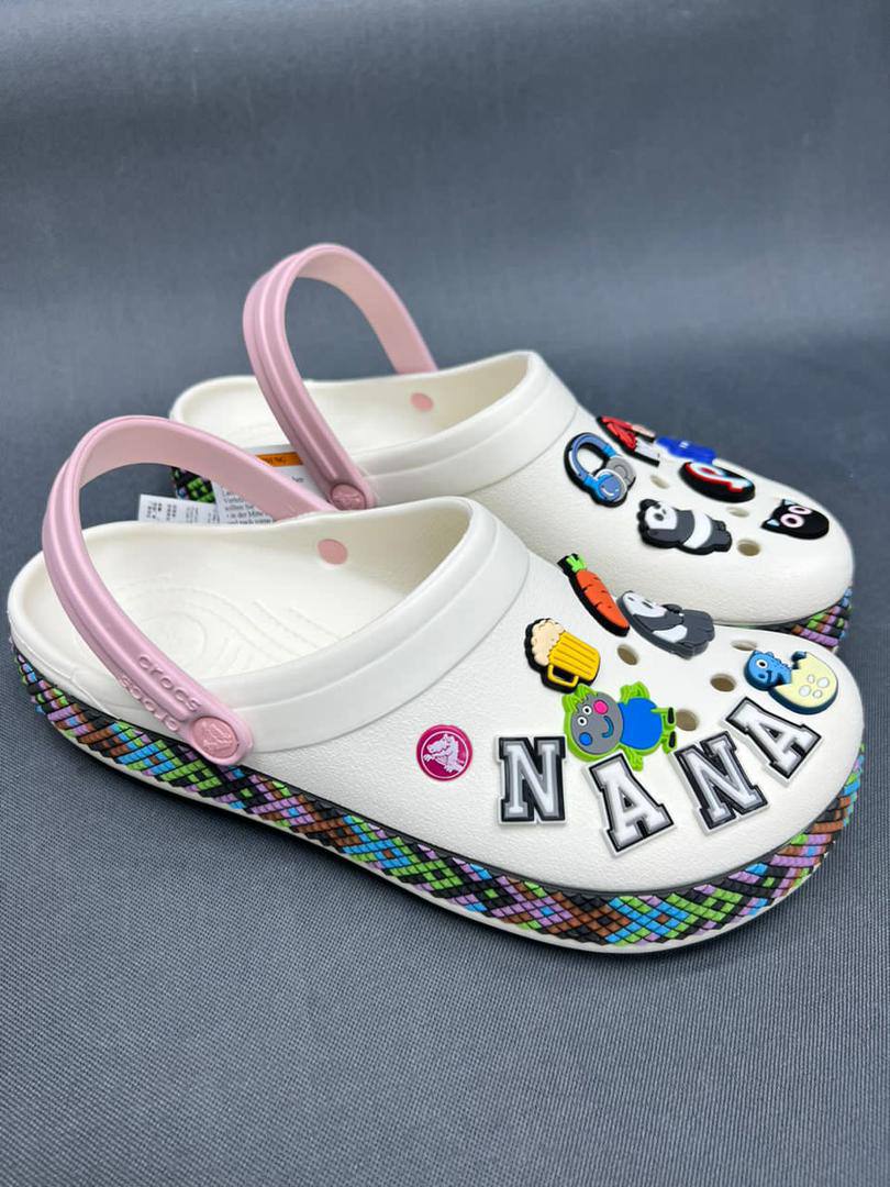 Custom Patterned Band Crocs Clogs — Fashion — for sale in Lagos
