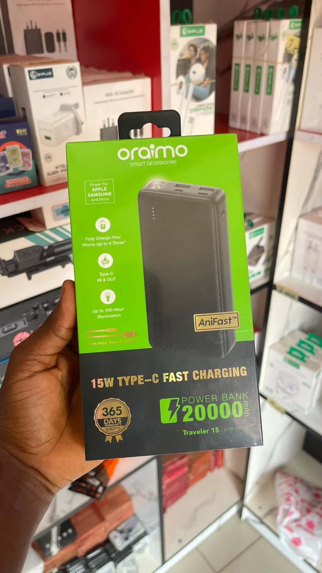 20,000mAh oraimo powerbank — Phones & Accessories — for sale in Edo