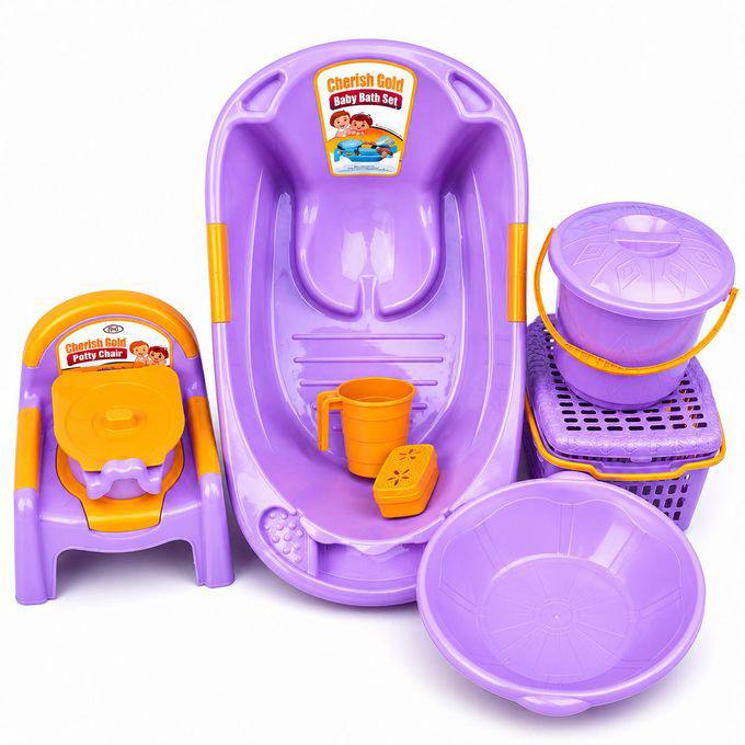 Cherish Gold Baby Bath & Potty Chair Set — Furniture — for sale in Oyo