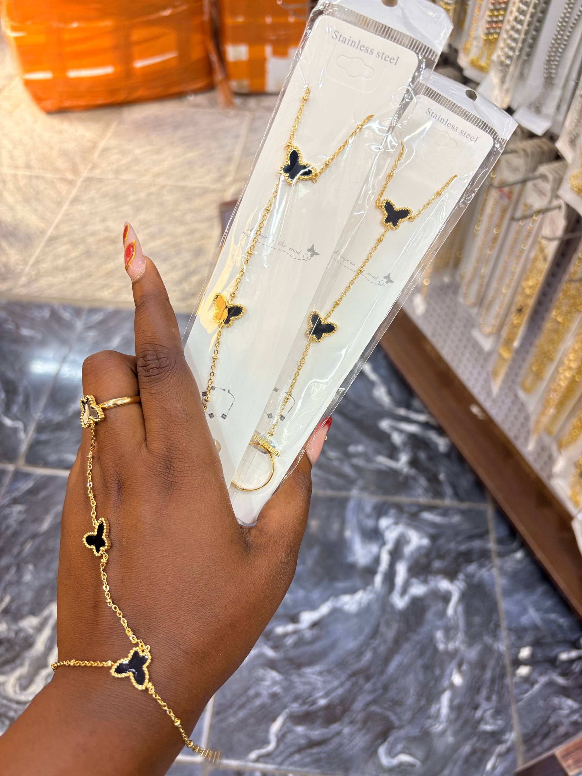 Stainless Steel Gold-Plated Bracelet — Fashion — for sale in Lagos
