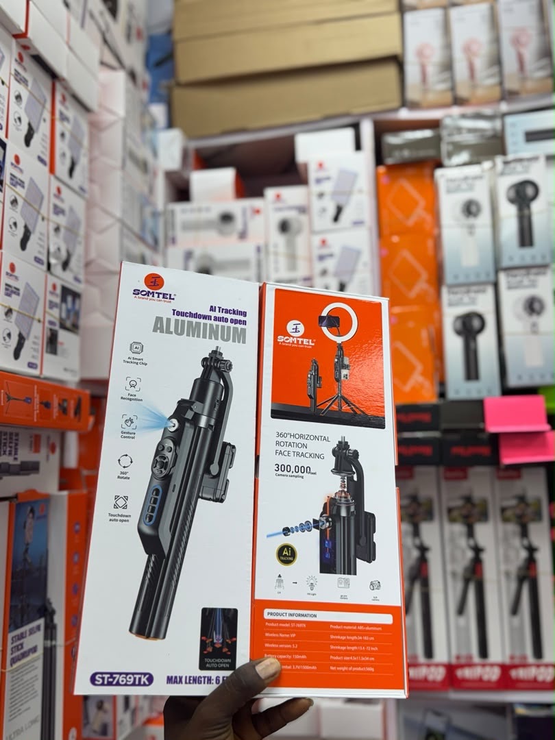 SOMTEL ST-769TK AI Tracking Aluminum Tripod