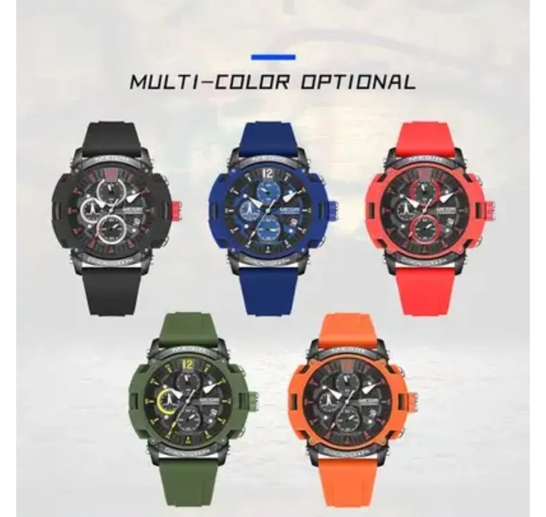 Megir Rubber Strap chronograph Watch — Fashion — for sale in Oyo