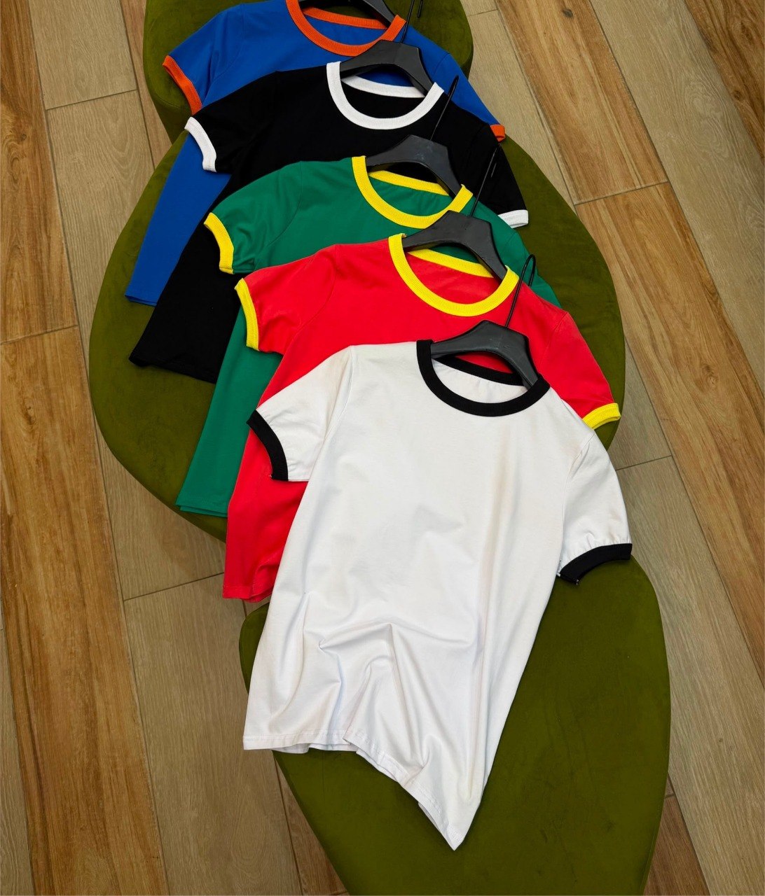 Premium High-Quality Plain Ringer T-Shirt