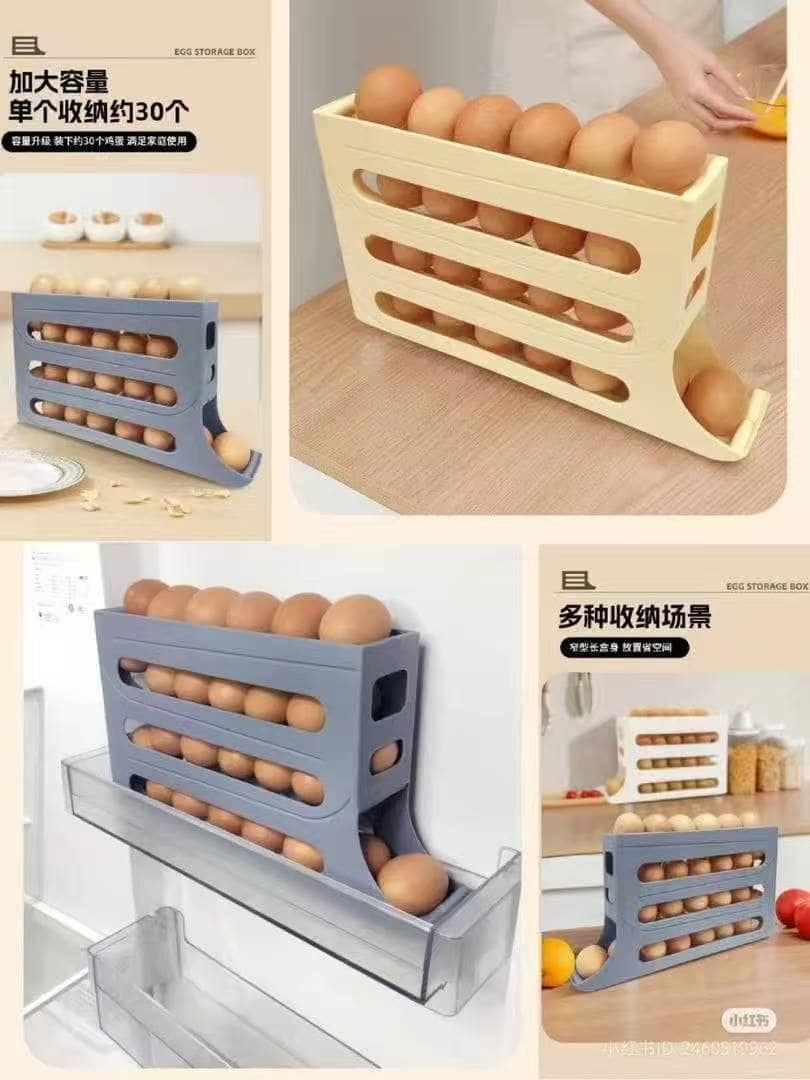 Automatic Rolling Egg Storage Box