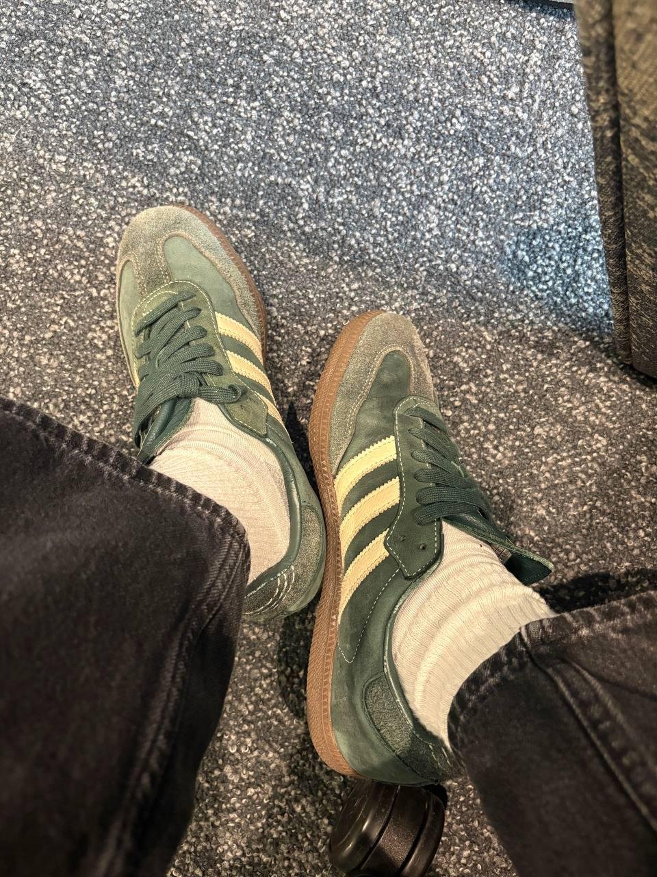Green Adidas Sambas — for sale in Oyo