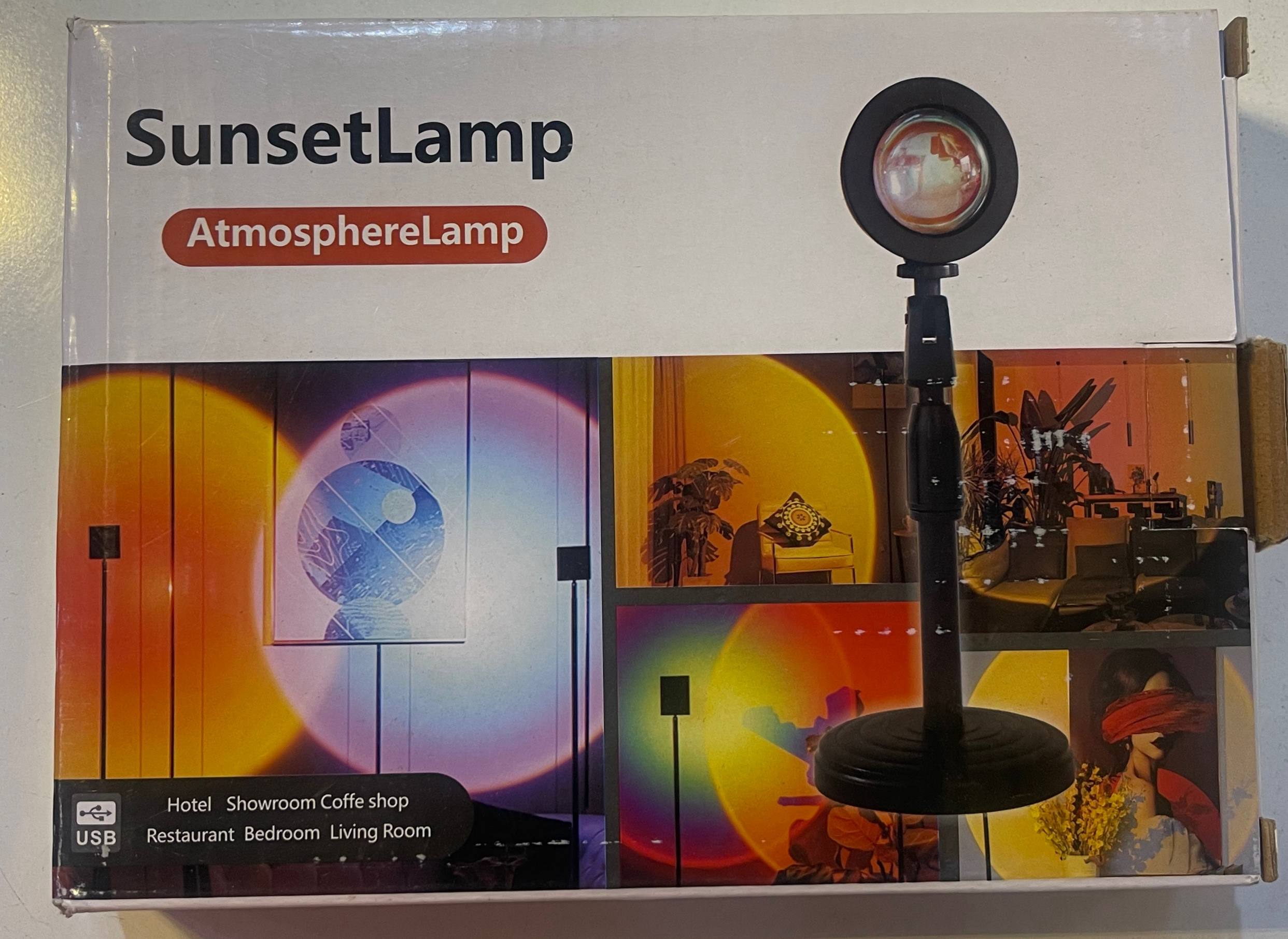 Sunset Lamp Atmosphere Lamp USB LED Projector — Home Decor & Organization — for sale in Oyo