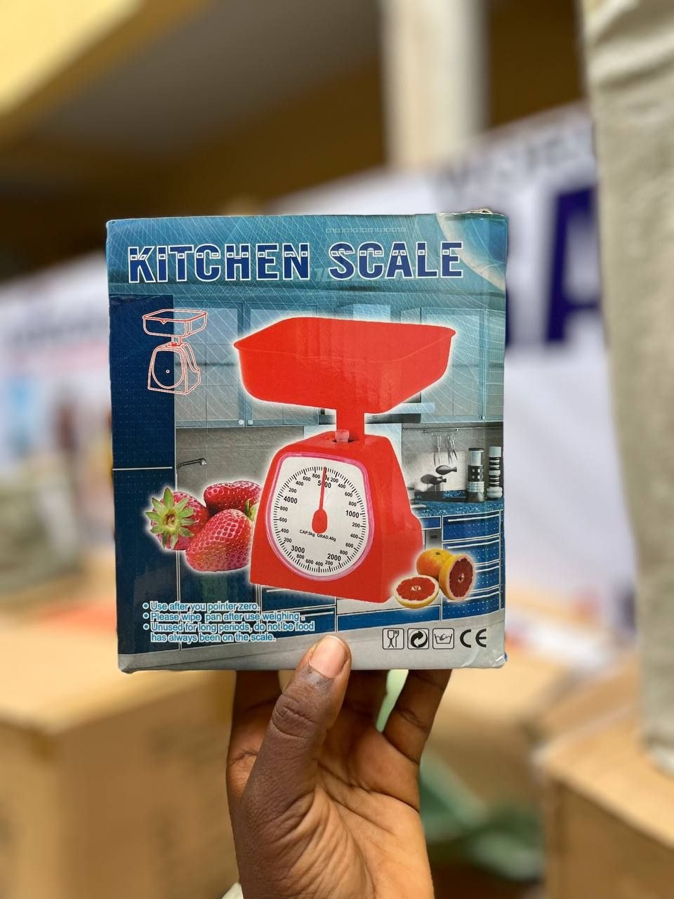 Kitchen Scale, Red, 5kg capacity — Home & Kitchen — for sale in Oyo