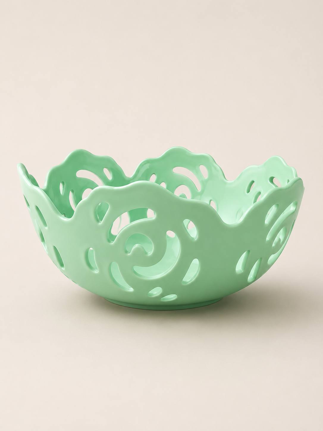 Beautiful Light Green Ceramic Decorative Bowl