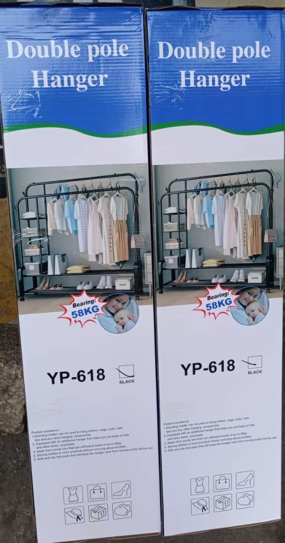 Double Pole Hanger Clothes Rack YP-618