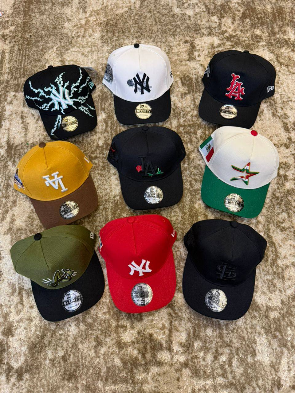 Unisex New Era 9FORTY Adjustable Baseball Caps Collection