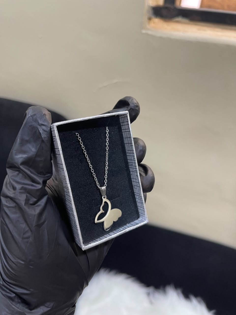 Silver Butterfly Pendant Necklace — Jewelry & Accessories — for sale in Oyo