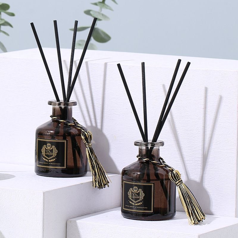 Hotel Series Reed Diffuser - Amber Bottle — Home & Kitchen — for sale in Oyo