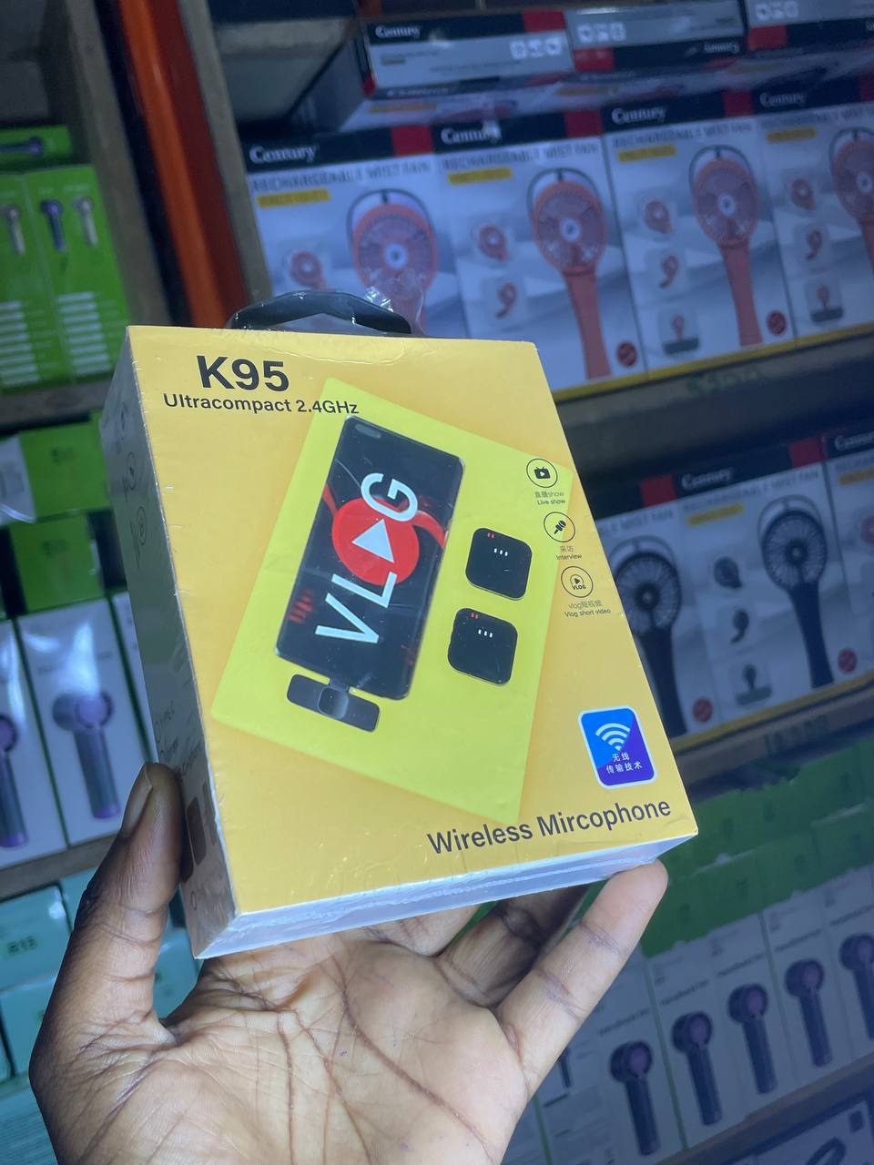 K95 Ultracompact 2.4GHz Wireless Microphone