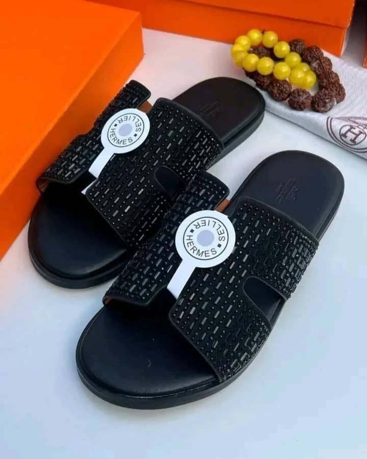 Hermes Men's H-Cut Slippers
