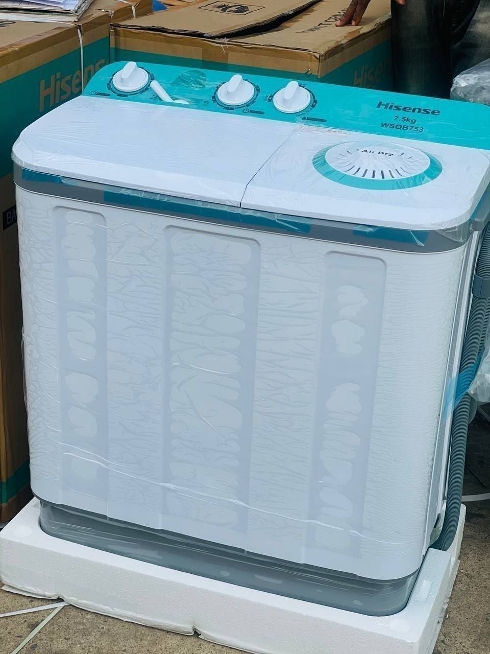 Hisense 7.5KG Twin Tub Washing Machine WSQB753 — Home & Kitchen — for sale in Oyo