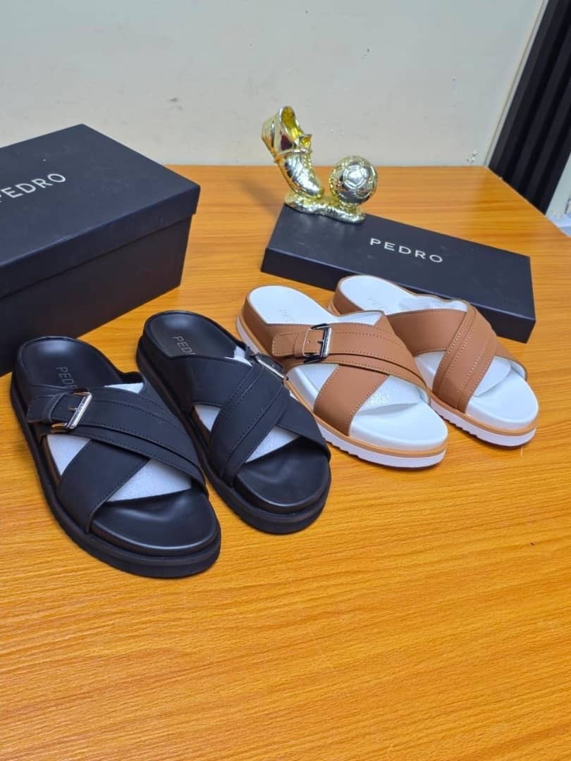 Pedro Cross Strap Slippers