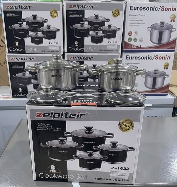Zeipiteir 8-Piece Cookware Set Z-1622 — Home & Kitchen — for sale in Oyo