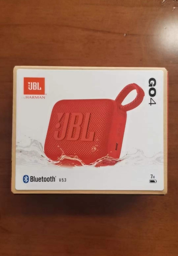 JBL GO4 Portable Bluetooth Speaker (Red)