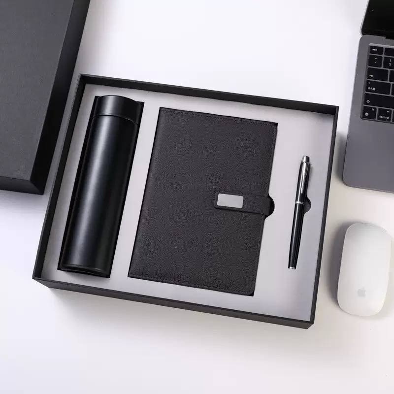 Gift Set: Thermal Bottle, Notebook, & Pen