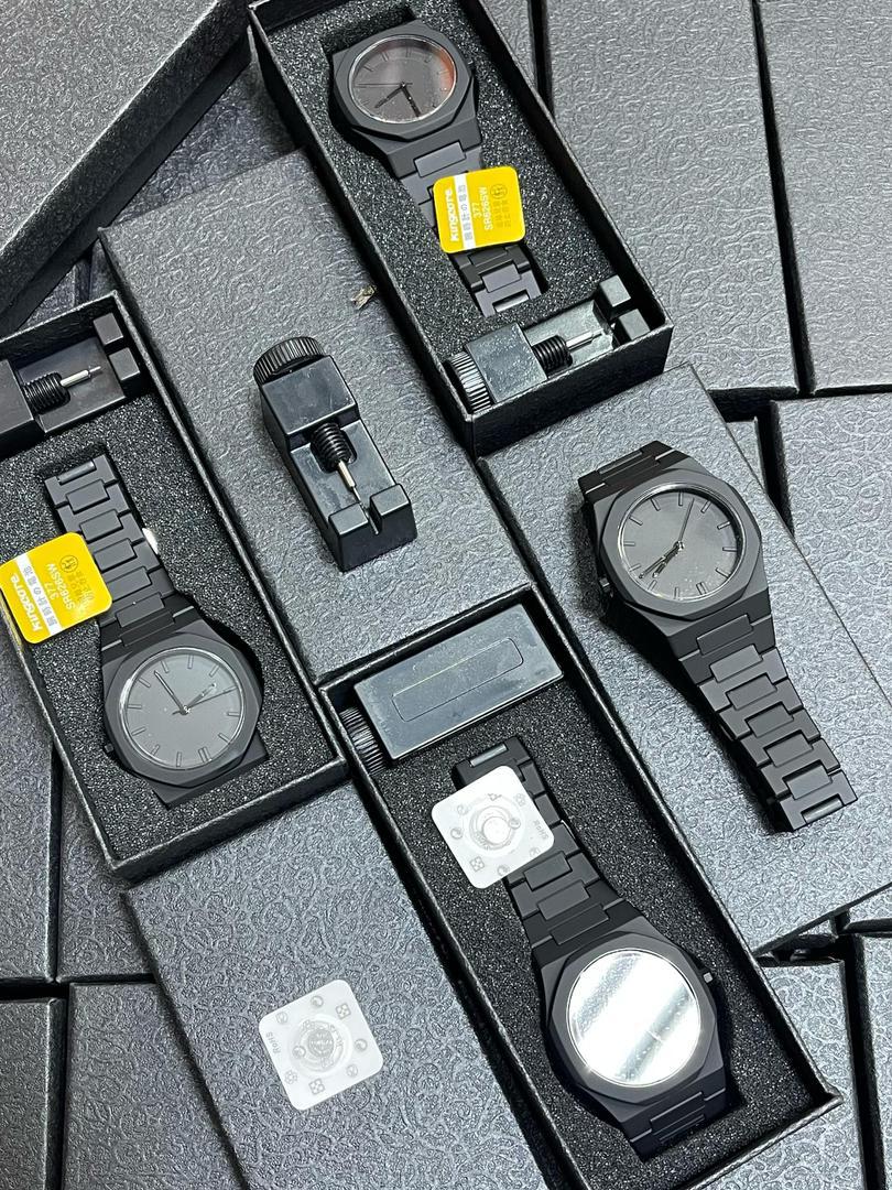 Patek Philippe Style Matte Black Wristwatch