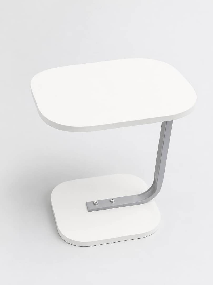 Modern White & Grey Rectangular Accent Table — Furniture — for sale in Oyo