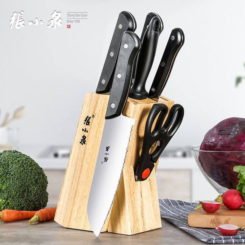 Zhang Xiao Quan Knife Set with Wooden Block — Home & Kitchen — for sale in Oyo