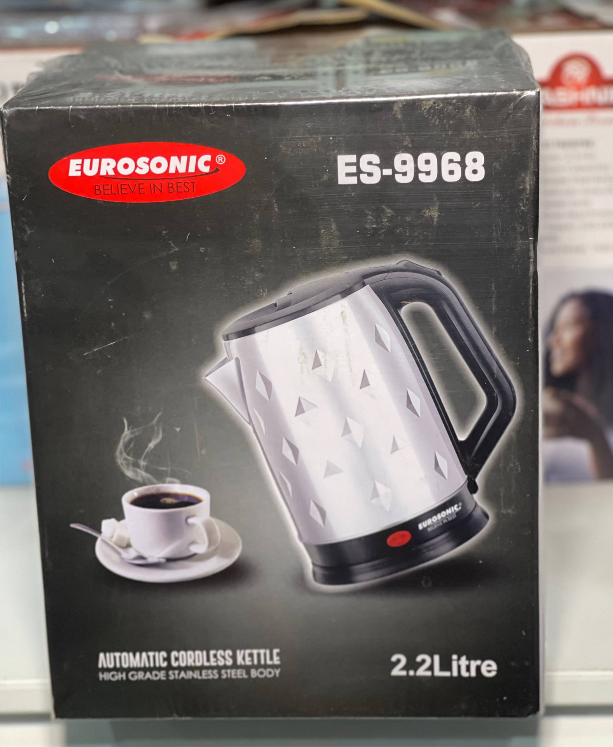 Eurosonic ES-9968 2.2L Automatic Cordless Kettle