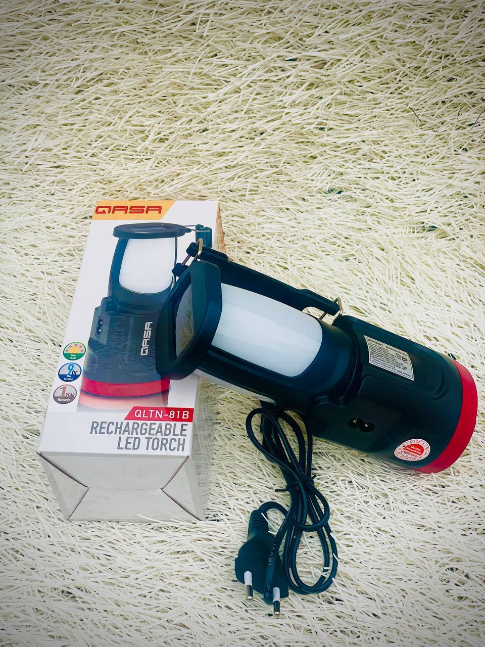 QASA QLTN-81B Rechargeable LED Torch — Home & Kitchen — for sale in Oyo