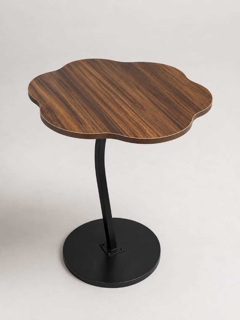 Cloud-Shaped Wooden Side Table