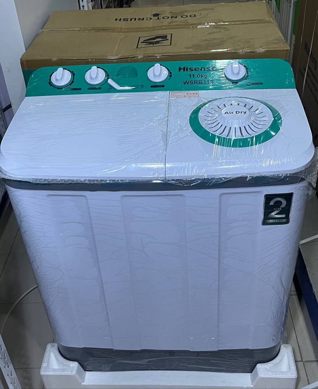 Hisense 11.0kg Twin Tub Washing Machine WSRB113 — Home & Kitchen — for sale in Oyo