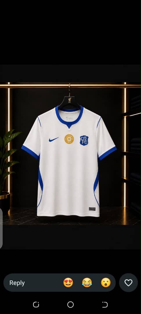 OIS FC White & Blue Football Jersey