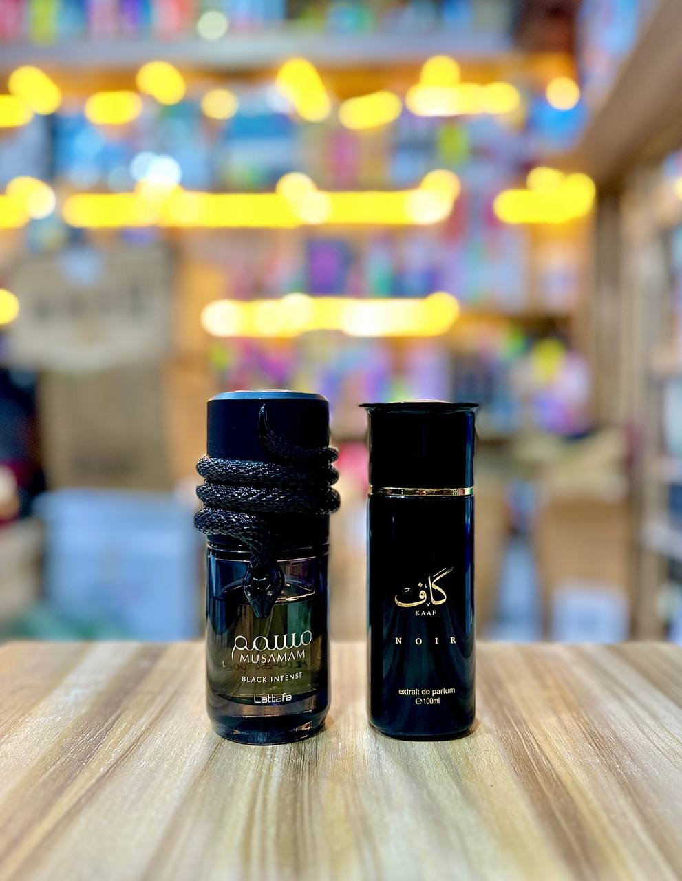 Lattafa Musamam Black Intense & Kaaf Noir Perfumes